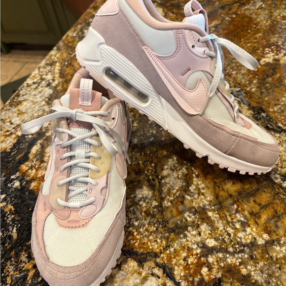 Nike Shoes - Nike Women's Pink/White Air Max Sneakers. Good condition, size 8.5